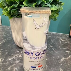 Grey Goose Vodka Bottle Candle